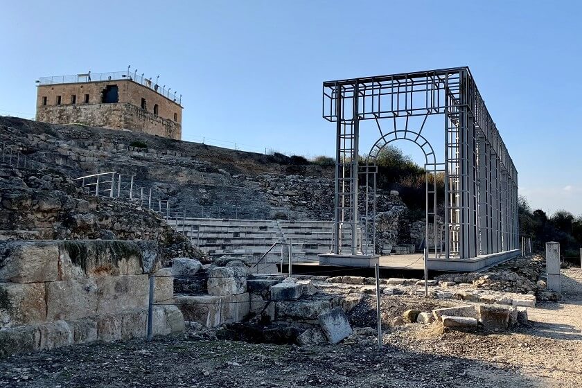 התיאטרון בגן הלאומי ציפורי